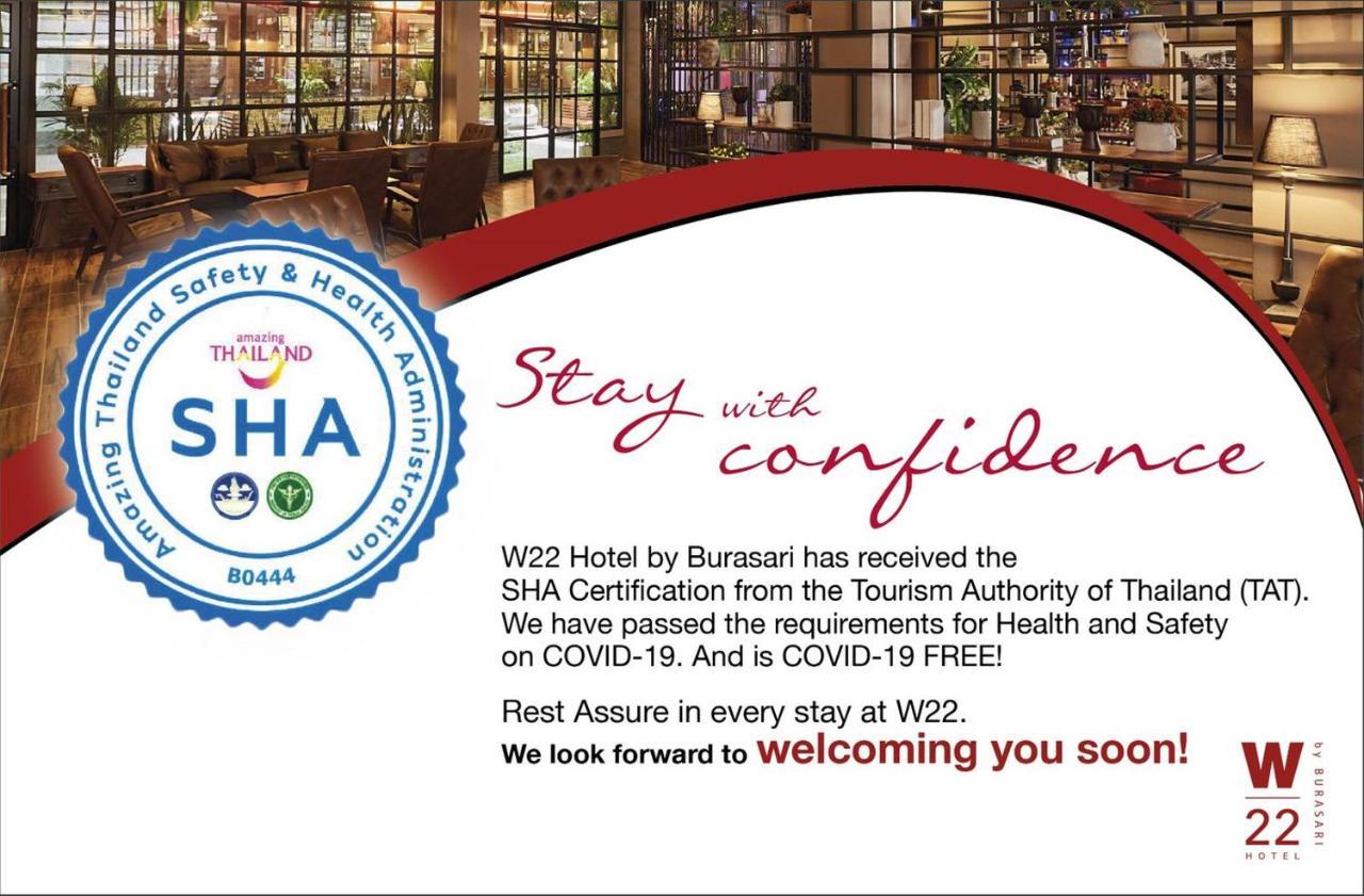 W22 By Burasari - Sha Extra Plus Certified Bangkok Exteriör bild